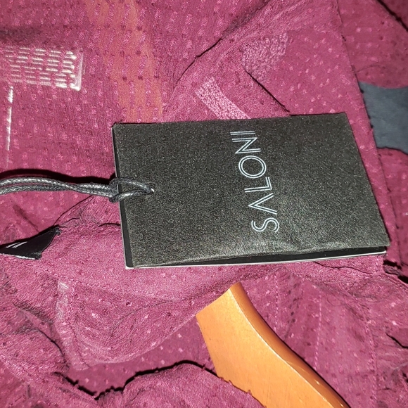 Emile-D Top Basket weave top dark plum - Picture 8 of 11